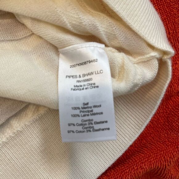 Veronica Beard Juni Merino Wool Sweater in Ivory Color .Size L - Picture 11 of 13